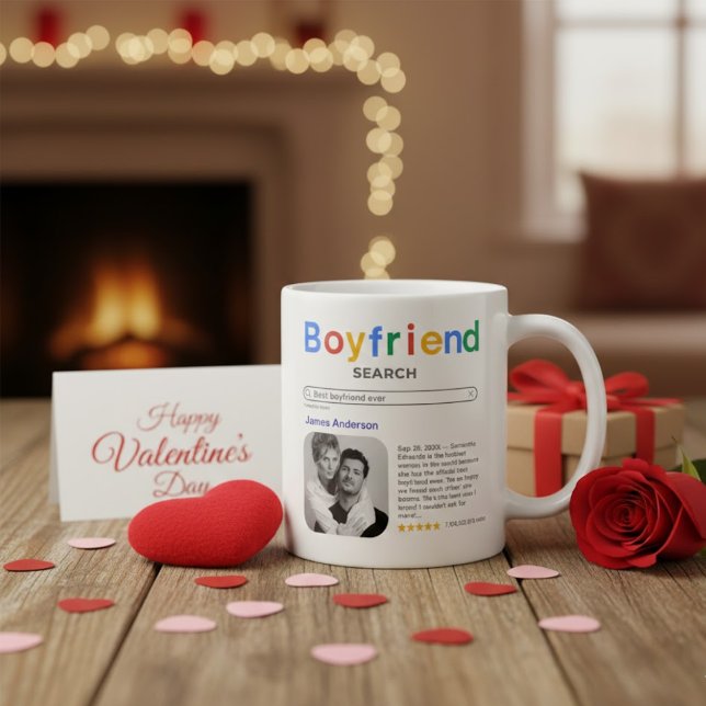 Mug Funny Best Boyfriend Ever Search Result With Photo (Créateur téléchargé)