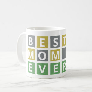 Mug Funny Best Mom Ever - Wordle Mom