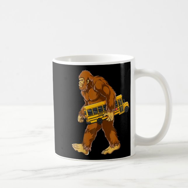 Mug Funny Bigfoot Bus Driver Sasquatch School Bus Love (Droite)