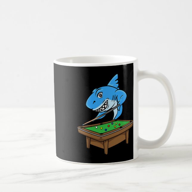 Mug Funny Billard Pool Shark Hall Snooker Joke Billi (Droite)