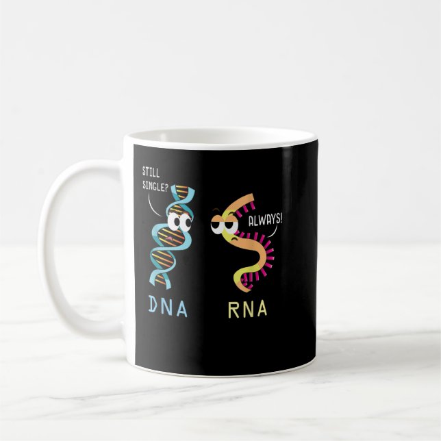 Mug Funny Biology Proud Biologist Microbiology DNA RNA (Gauche)