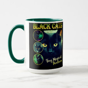Mug Funny Black Amoureux des chats Faux Bootleg 90s Gr