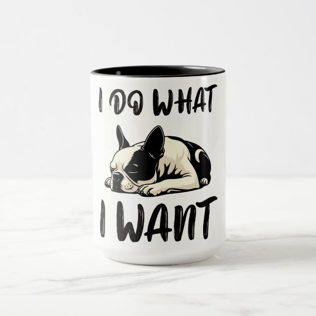 Mug Funny Boston Terrier Dog (Centre)