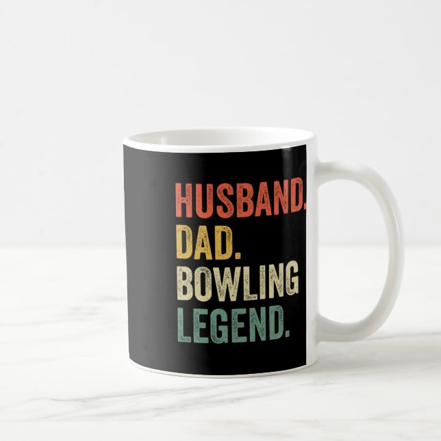 Mug Funny Bowler Huss Papa Bowling Legend Fête des pèr (Droite)