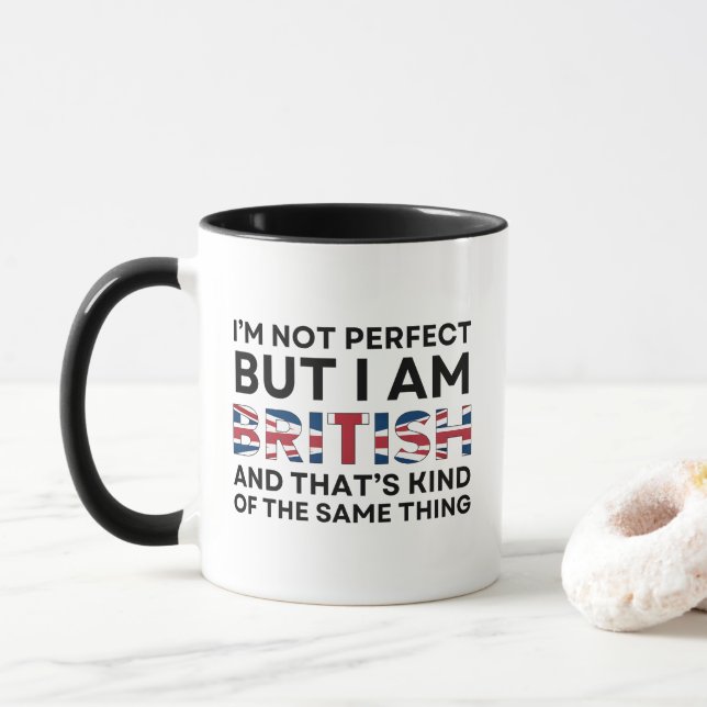Mug Funny British (Avec donut)