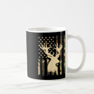Mug Funny Camouflage Usa Drapeau blanc Buck Deer Hunt