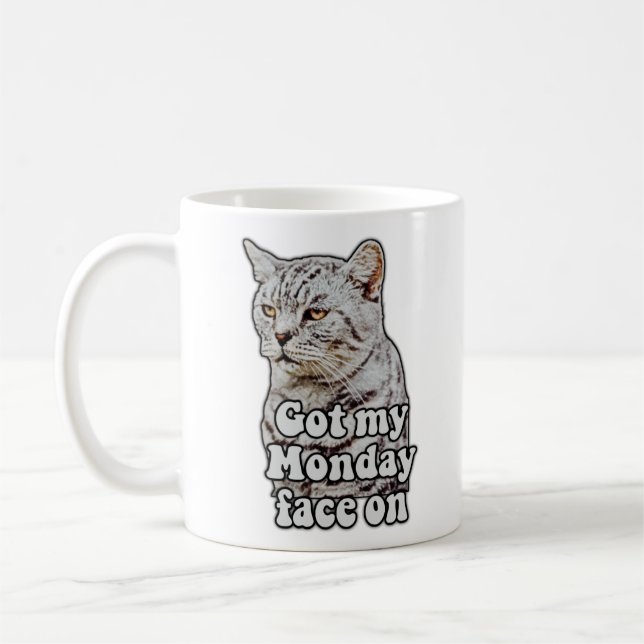 Mug Funny cat meme for kitty lovers and cat lovers (Gauche)