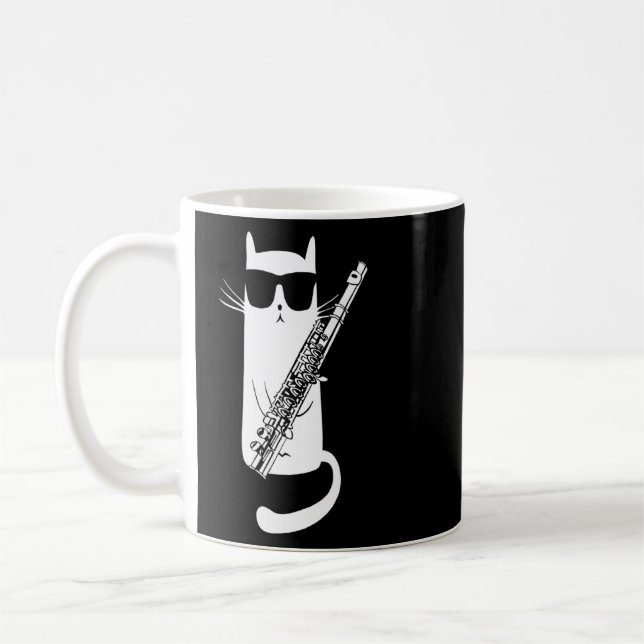 Mug Funny Cat Wearing (Gauche)