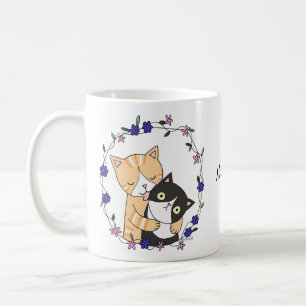 Mug Funny Cats Ginger cat Tuxedo chat adorable