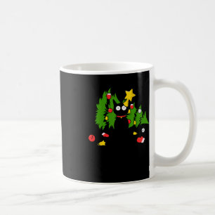 Mug Funny Chat Noir Arbre de Noël Joyeux Humour de Noë