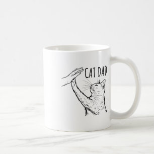 Mug Funny Chat Papa Fête des pères Meilleur Chat Papa