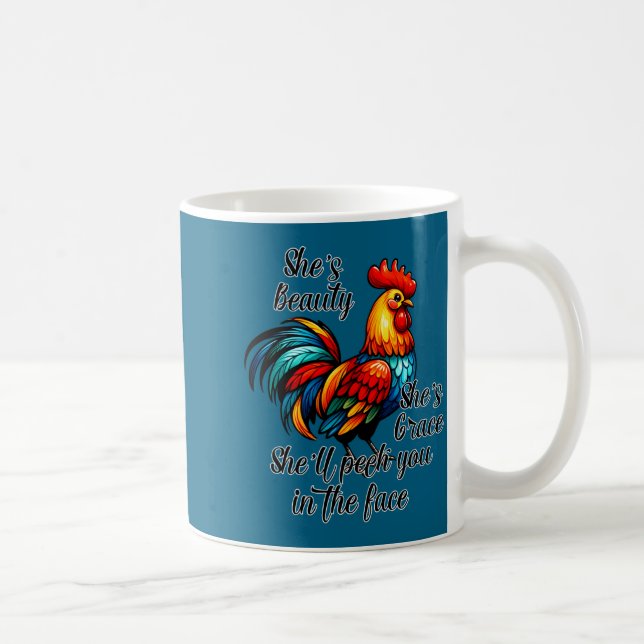 Mug Funny Chicken Quote  (Droite)