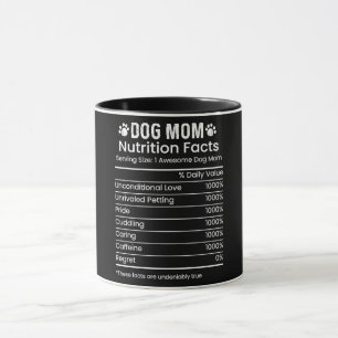 Mug Funny Chien Maman Valeur nutritive
