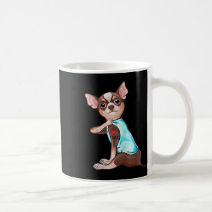 Mug Funny Chihuahua Chien I Love Papa Tattoo Funny Chi