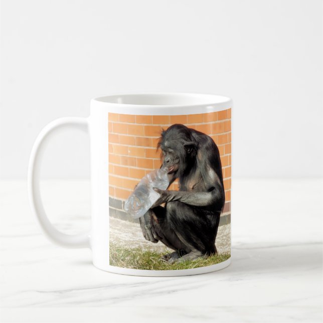 MUG FUNNY CHIMPANZEE (Gauche)