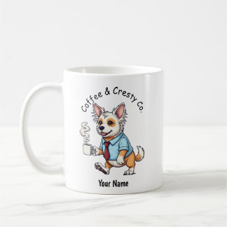 Mug Funny Chinese Crested Dog Business Suit Coffee 
