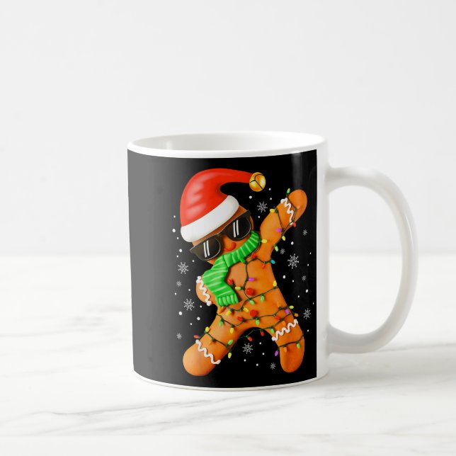 Mug Funny Christmas Boys Kids Dabbing Gingerbread Xmas (Droite)