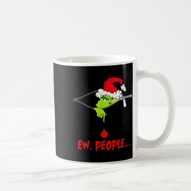 Mug Funny Christmas Ew People Men Women Kid Boys Girls (Droite)