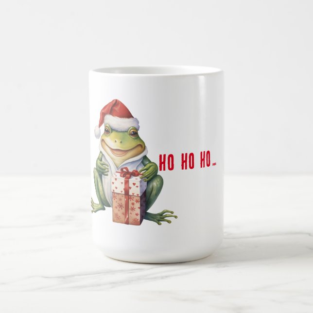 Mug Funny Christmas Frog personnalisable (Centre)
