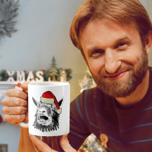 Mug Funny Christmas Goat