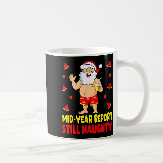 Mug Funny Christmas In July Santa Summer Vacation Men  (Droite)