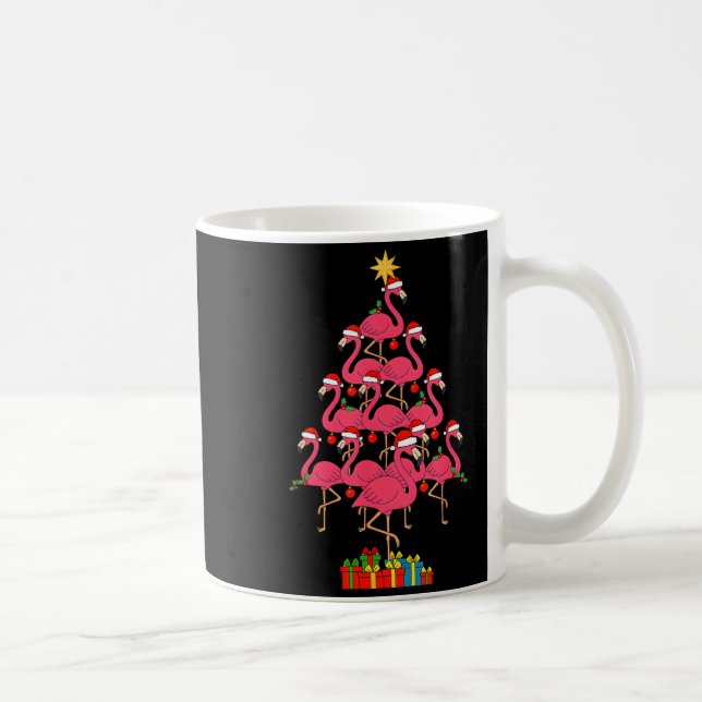 Mug Funny Christmas Nk Flamingo Tree Holiday Bird Love (Droite)