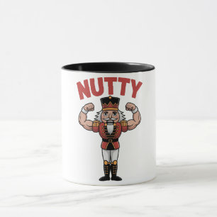 Mug Funny Christmas Nutcracker Nuty Natural Fitness
