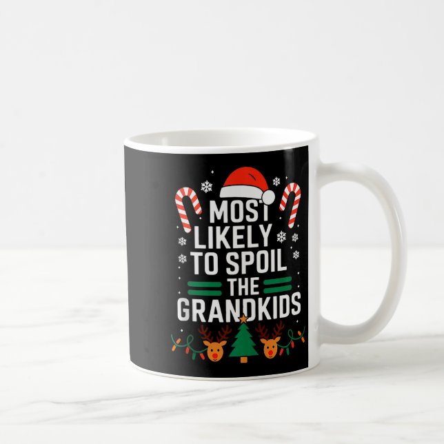 Mug Funny Christmas Party Most Likely To Sil The Grand (Droite)