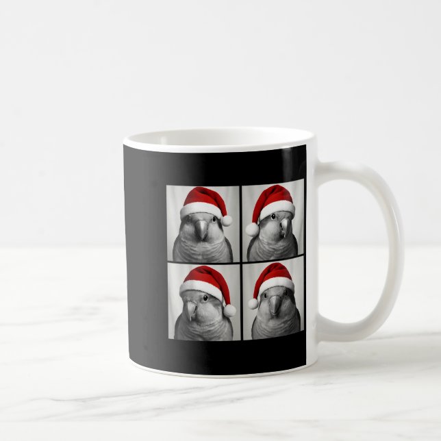 Mug Funny Christmas Quaker Parrot Santa Photo Booth  (Droite)
