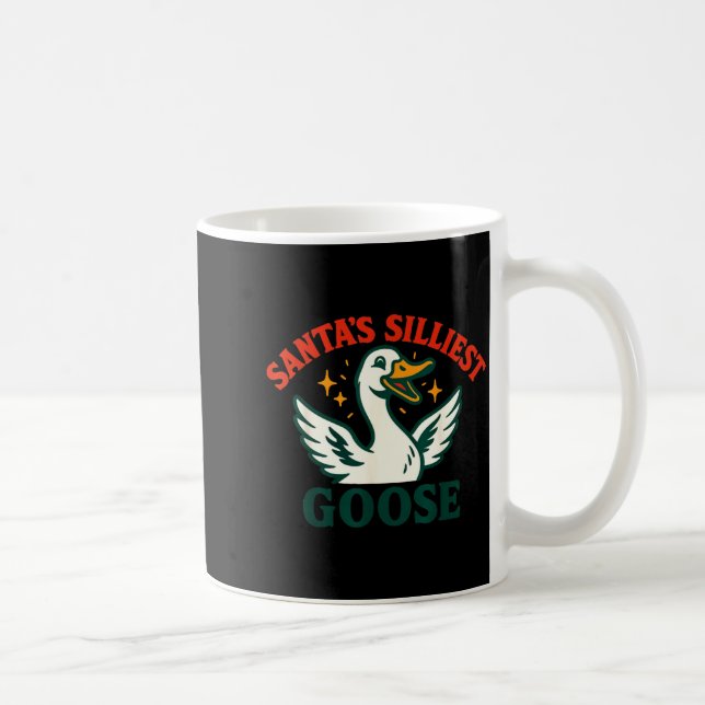 Mug Funny Christmas Santas Silliest Goose Humor  (Droite)