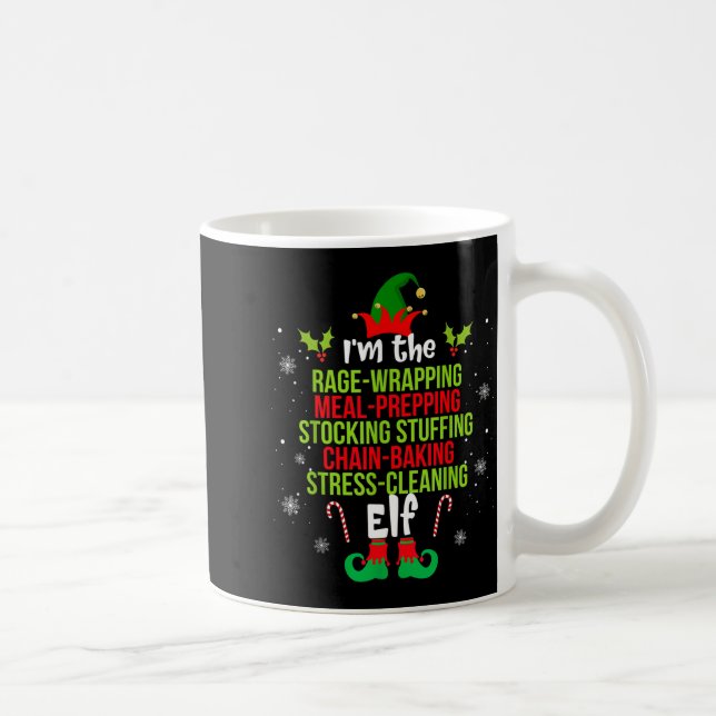 Mug Funny Christmas Shirt For Women I'm The Rage Wrapn (Droite)