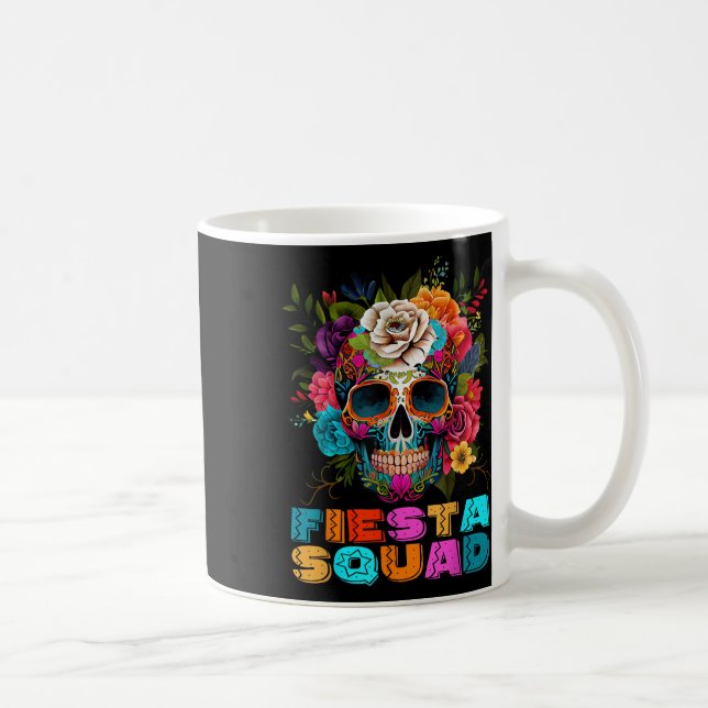 Mug Funny Cinco De Mayo Chemises Fiesta Squad Mexicain (Droite)