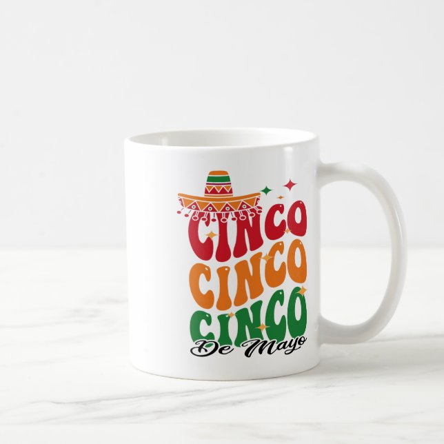 Mug Funny Cinco De Mayo Mexicaine Fiesta 5 De Mayo Men (Droite)