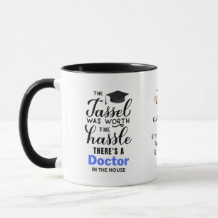 Mug FUNNY Citation de fin d'études de doctorat personn