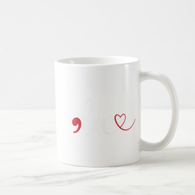 Mug Funny Comma La Kamala Harris Ponctuation La Elseli (Droite)