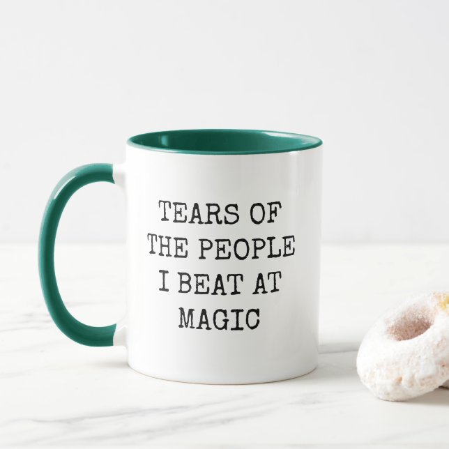 Mug Funny Competitive Magic Card Game (Avec donut)