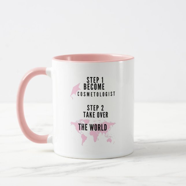 Mug Funny Cosmetology School Graduation Cosmetologist (Gauche)
