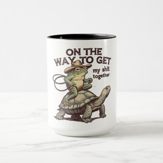 Mug Funny Cowboy Frog (Centre)