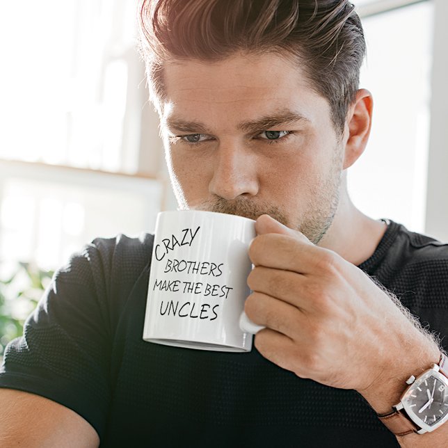 Mug Funny Crazy Brothers Faire Citer Les Meilleurs Unc (Créateur téléchargé)