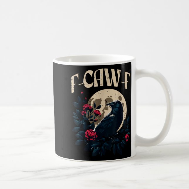 Mug Funny Crow Meme Caw Women Kids Boys Men Girls Yout (Droite)