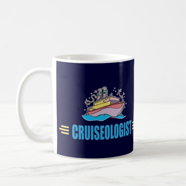 Mug Funny Cruise Ship (Gauche)