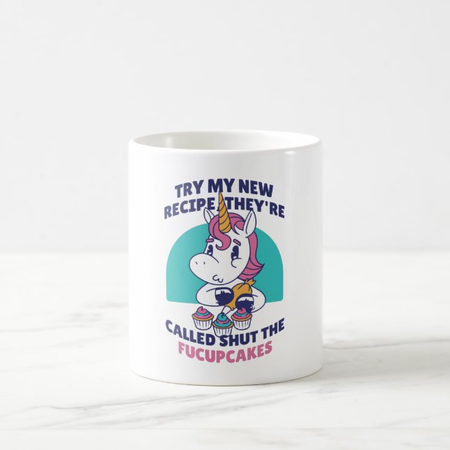 Mug Funny Cupcake Unicorn (Centre)