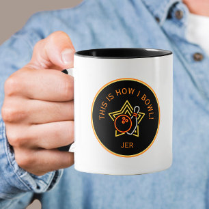 Mug Funny Custom Bowler C'Est Comme Ça Que Je Bowl Spo