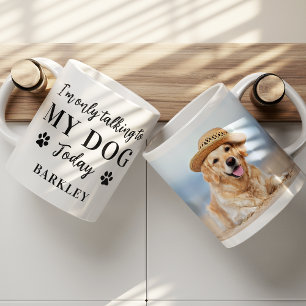 Mug Funny Custom Photo pour animaux de compagnie Je ne