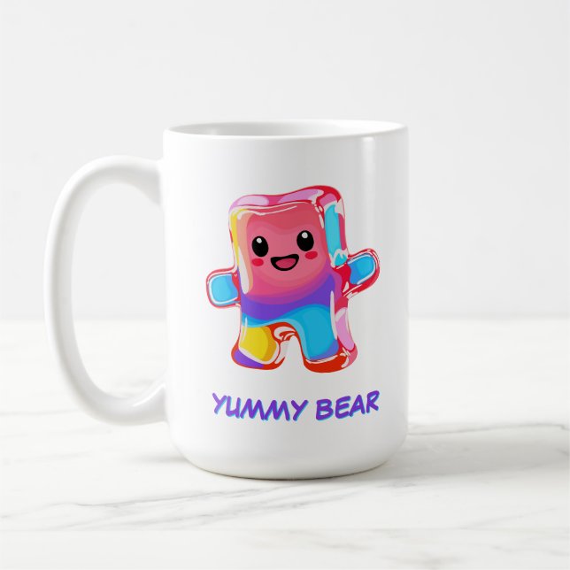 Mug Funny Cute Candy Gimme Gummy Bear (Gauche)