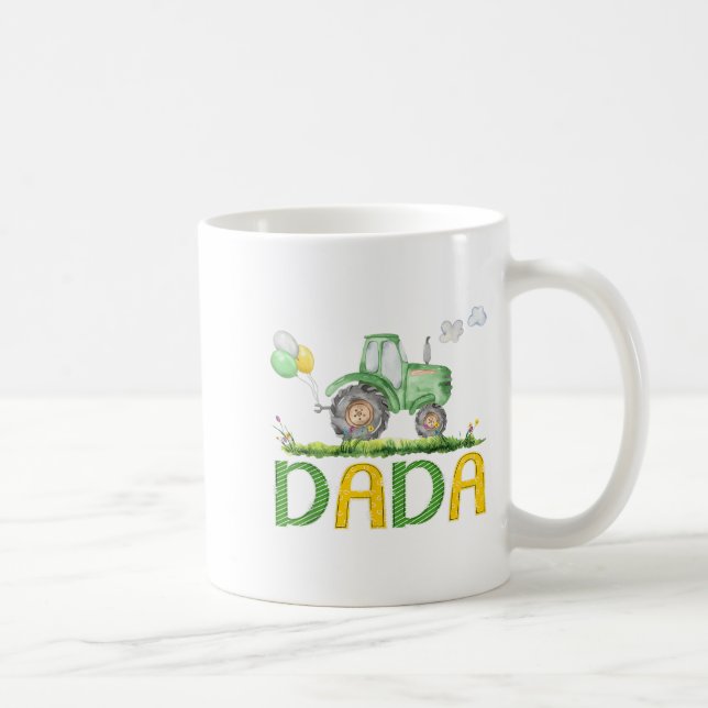 Mug Funny Dada Anniversaire Garçon Tracteur ferme Cami (Droite)