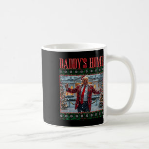 Mug Funny Daddy's Home Trump Ugly Noël Sweater Xm