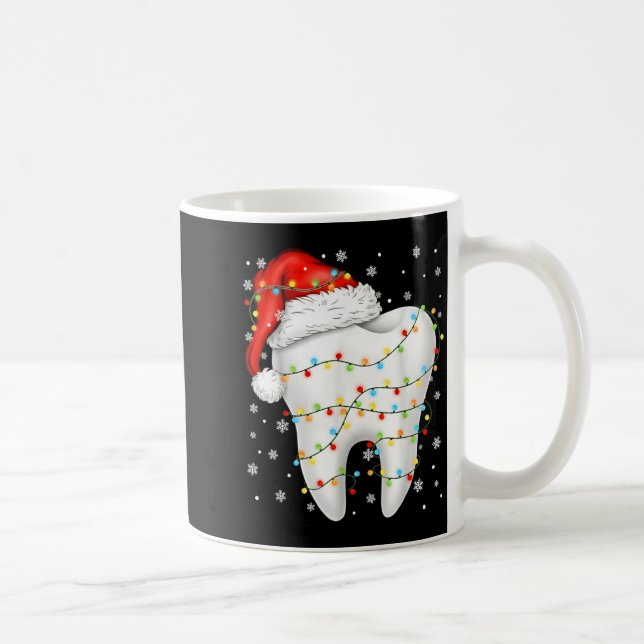 Mug Funny Dental Tooth Pjs Pajamas Christmas Xmas Men  (Droite)