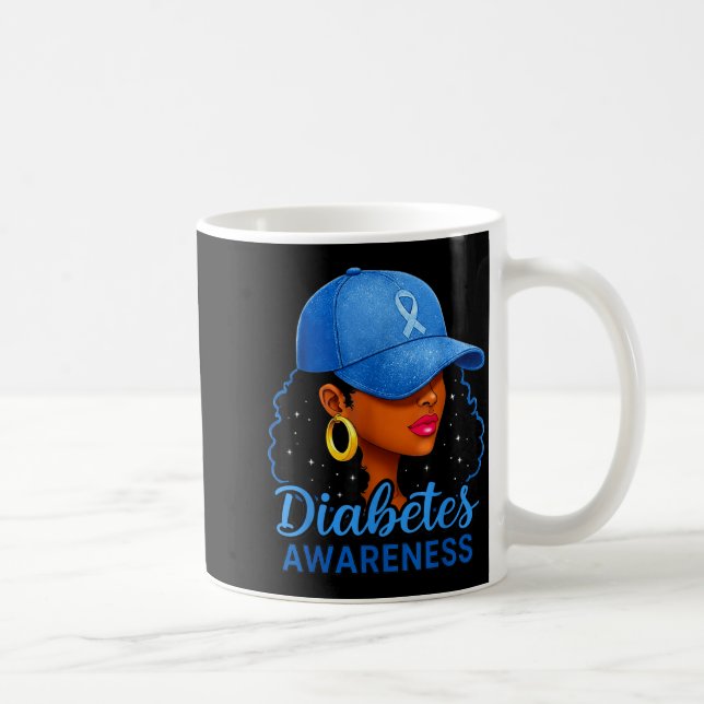 Mug Funny Diabetes Awareness Month Black Women  (Droite)