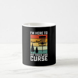 Mug Funny Disk Golf Chemise frapper arbres et malédict